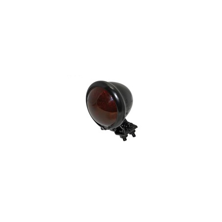S51 Sitzbank ShinYo LED Rücklicht – Schwenkbar & Chromgetönt (57mm, BATES STYLE Aerox Verkleidung