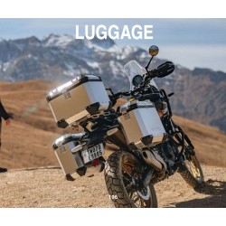Seitenkofferset 26l silber